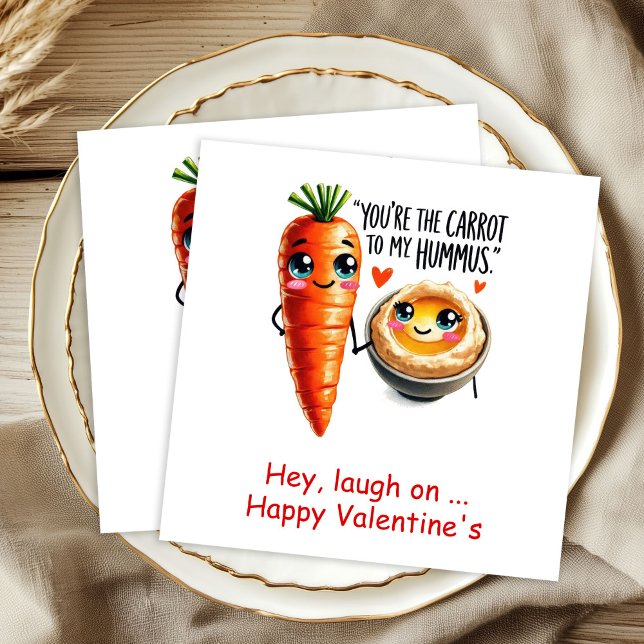 Funny Food Personalized Cute Valentine Napkins (Funny Food Personalized Cute Valentine Napkins

)