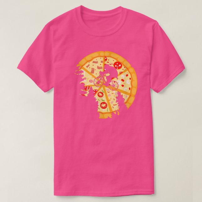 Funny Food Pizza 710 T-Shirt (Design Front)