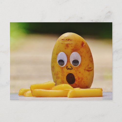 Funny Food Postcard