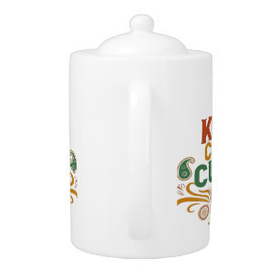 Funny Food TeaPot - Keep Calm & Spice On