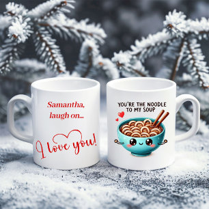 Funny Food Valentine Mug Personalized Gift Idea