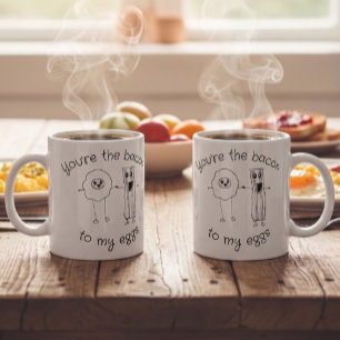 Funny Foodie Soulmate Mug Romantic Bacon & Eggs