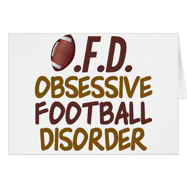 Funny Football Cards (Front Horizontal)