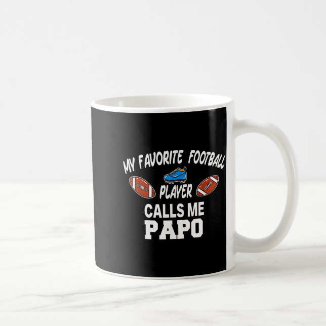 Funny Football Dad Pride Pa Fan Srts Family  Coffee Mug (Right)