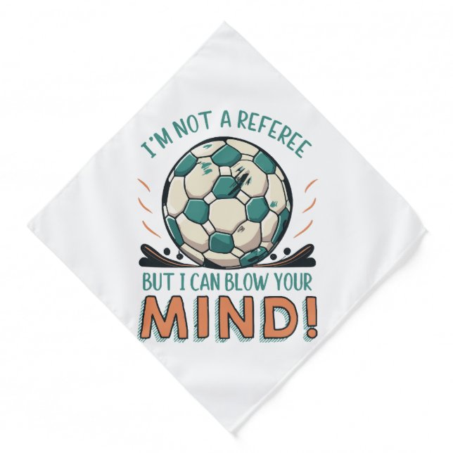 Funny Football Design Bandana (Front)