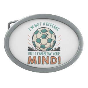 Funny Football Design Belt Buckle