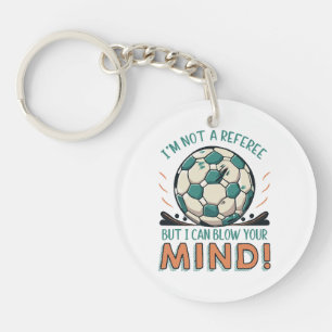 Funny Football Design Keychain