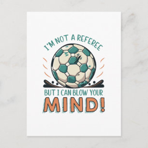 Funny Football Design Postcard