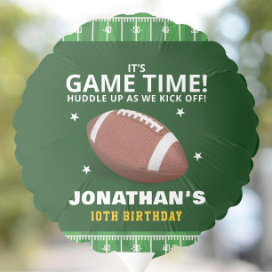 Funny Football Field Birthday boy Balloon
