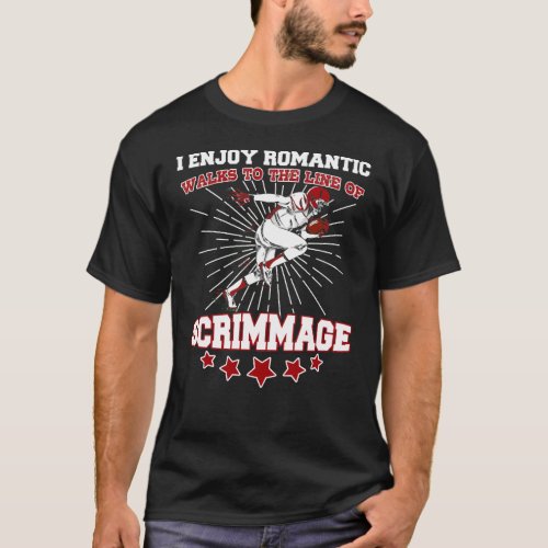 Funny Football Lineman Offensive Line Player Gift T_Shirt