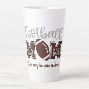Funny Football Mom  Latte Mug