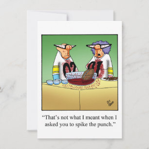 Funny Football Party Invitations