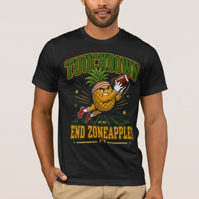 Funny Football  Pineapple T-Shirt (Front)
