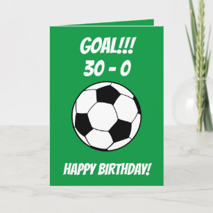 Funny Soccer Birthday Cards & Templates | Zazzle