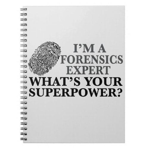 Funny Forensics Expert Notebook