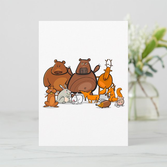 Funny Forest Animals Invitation (Creator Uploaded)
