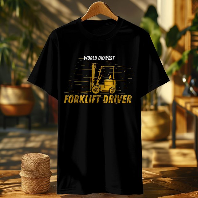 Funny Forklift Certified: Trust Me, I'm the Forkli T-Shirt (Creator Uploaded)