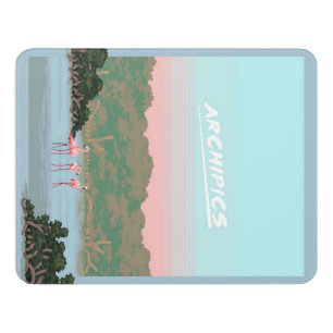 Funny Four Famingo Lovers   Flamingo Gifts Lover Door Sign