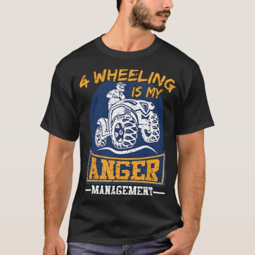 Funny Four Wheeling ATV Quad Bike T_Shirt