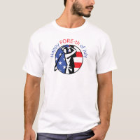 Funny Fourth of July Golf Shirt