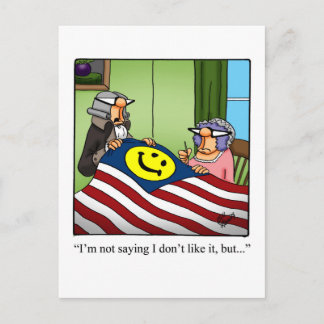 Funny Fourth Of July Humor Postcard