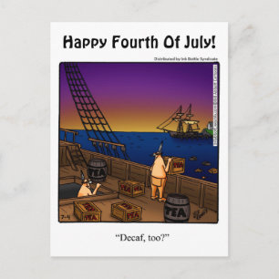 Funny Fourth Of July Humor Postcard