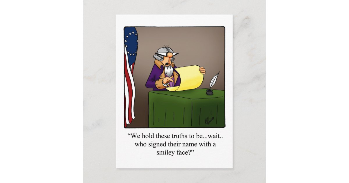 Funny Fourth Of July Postcard Zazzle