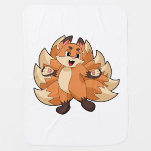 Funny Fox Baby Blanket