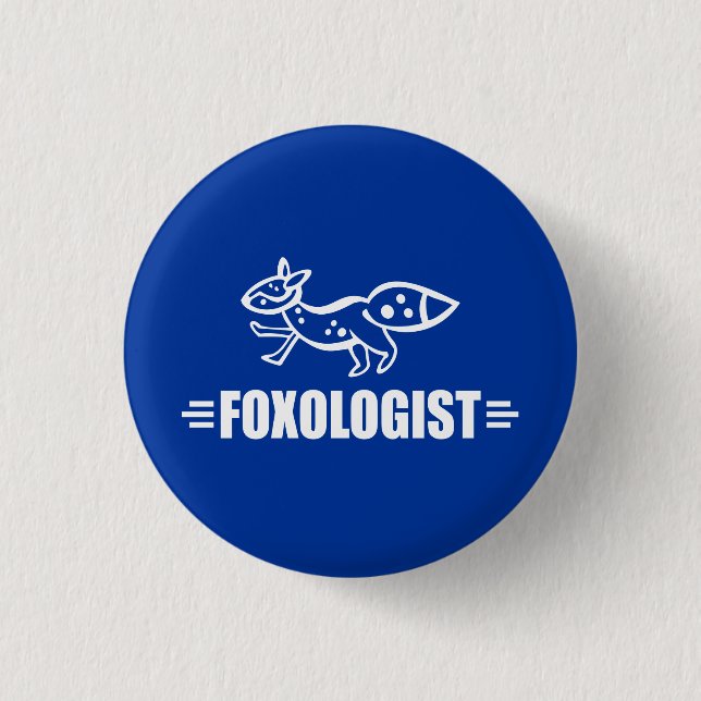 Funny Fox Button (Front)
