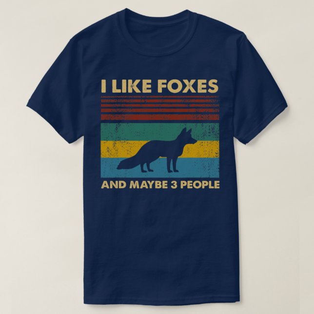 Funny Fox Design For Fox Lovers Men Women Kids T-Shirt (Design Front)