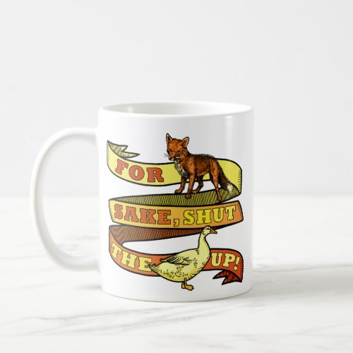 Funny Fox Duck Animal Pun Coffee Mug
