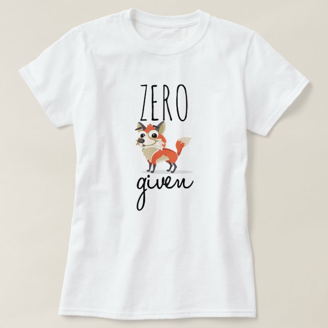 Funny Fox Pun T-Shirt (Design Front)