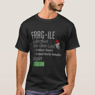 Funny Fragile Definition Ugly Knit For Christmas T-Shirt