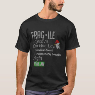 Funny Fragile Definition Ugly Knit For Christmas T-Shirt
