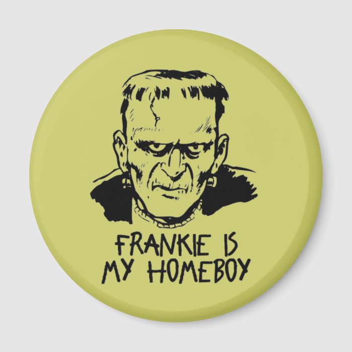 Funny Frankenstein Halloween Magnet