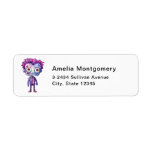 Funny Frankenstein Monster Halloween Fun - Address Label