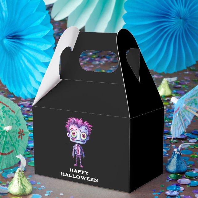 Funny Frankenstein Monster Halloween Fun Favor Boxes (Party)