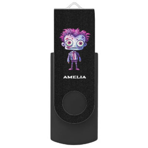 Funny Frankenstein Monster Halloween Fun Flash Drive