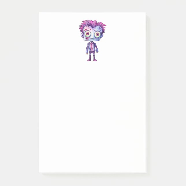 Funny Frankenstein Monster Halloween Fun Post-it Notes (Front)