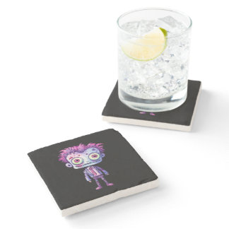Funny Frankenstein Monster Halloween Fun Stone Coaster