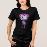 Funny Frankenstein Monster Halloween Fun Tri-Blend Shirt