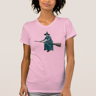 Funny Frankenstein Witch Halloween T-Shirt