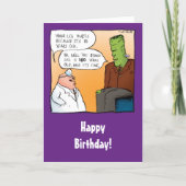 Funny Frankensteins Doctor Birthday Card | Zazzle