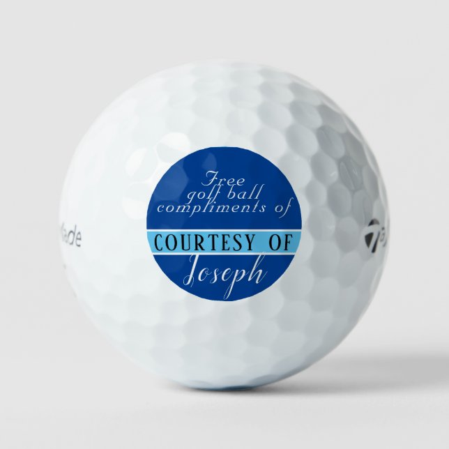 Funny Free Ball Personalized Golf Balls (Front)