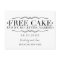Funny Free Cake Wedding Save the Dates