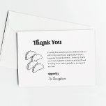 Funny Free Tacos Wedding Thank You Card<br><div class="desc">Funny Free Tacos Thank You Card - Hand-drawn taco artwork.  A fun thank you for a fun event.</div>
