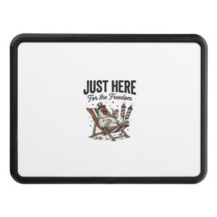 Funny Freedom Rooster Vintage Patriotic Shirt_1 Hitch Cover
