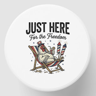 Funny Freedom Rooster Vintage Patriotic Shirt_1 Mini Candle Favors