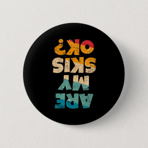 Funny freestyle skier are skis ok_ winter mountain button