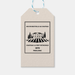 Funny French Birthday Gift Tags
